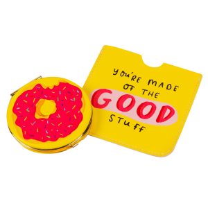 The Happy News Compact Mirror Donut