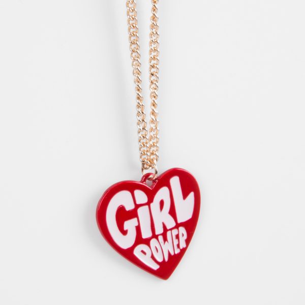 The Happy News Girl Power Necklace by Emily Coxhead