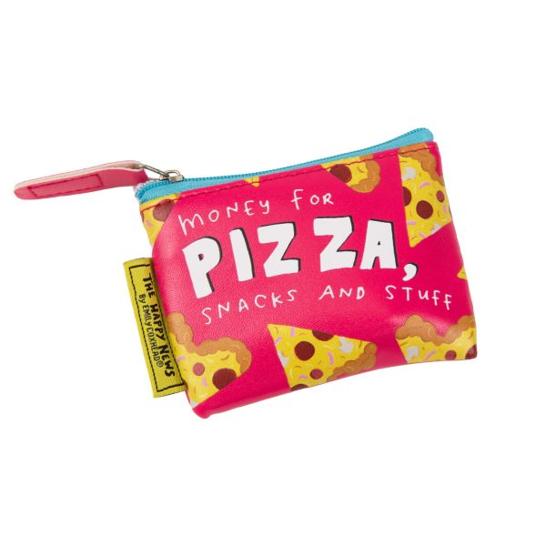 The Happy News Pizza Tiny Purse by Emily Coxhead