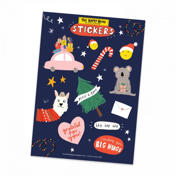 The Happy News Christmas Sticker Sheets