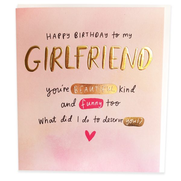 Girlfriend Birthday Card
