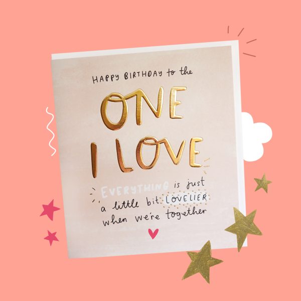 Happy Birthday to The One I Love Greeting Card from The Happy News