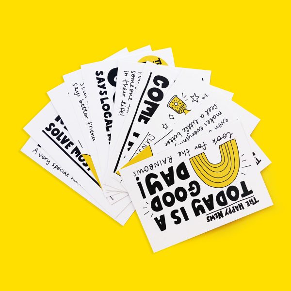 Pack of 10 Happy News Postcards - Image 5