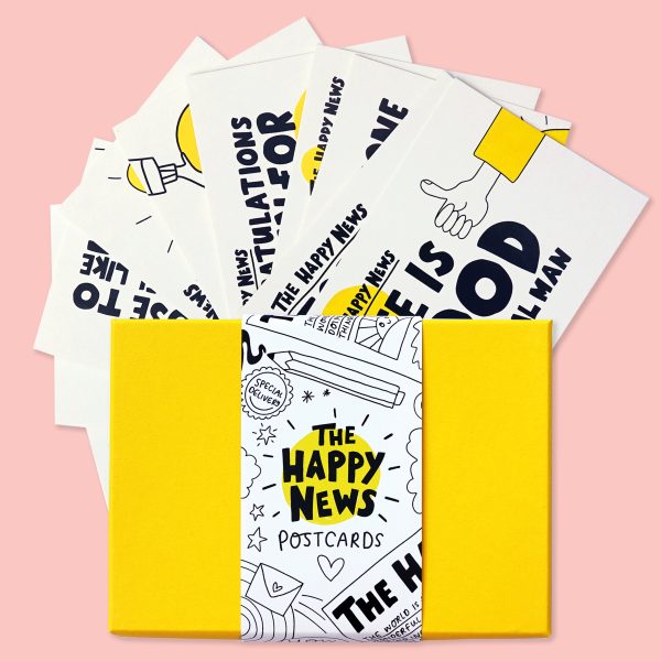 Pack of 10 Happy News Postcards
