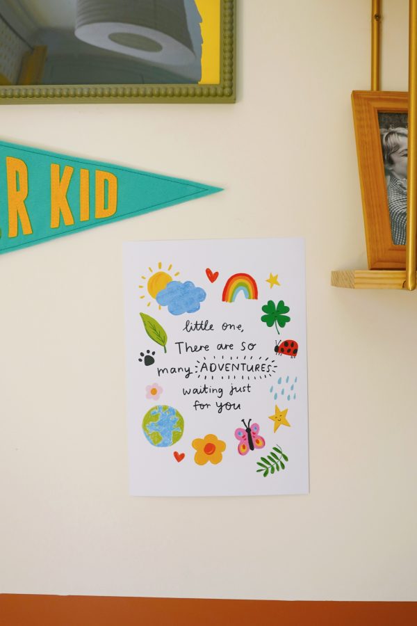 "So many adventures" A4 Personalised Print - Image 4
