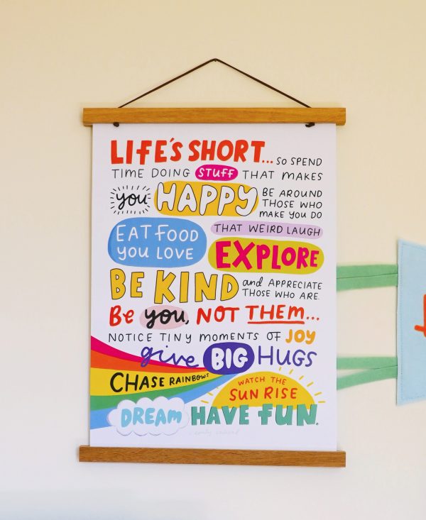 "Life's Short" A4 Print - Image 4