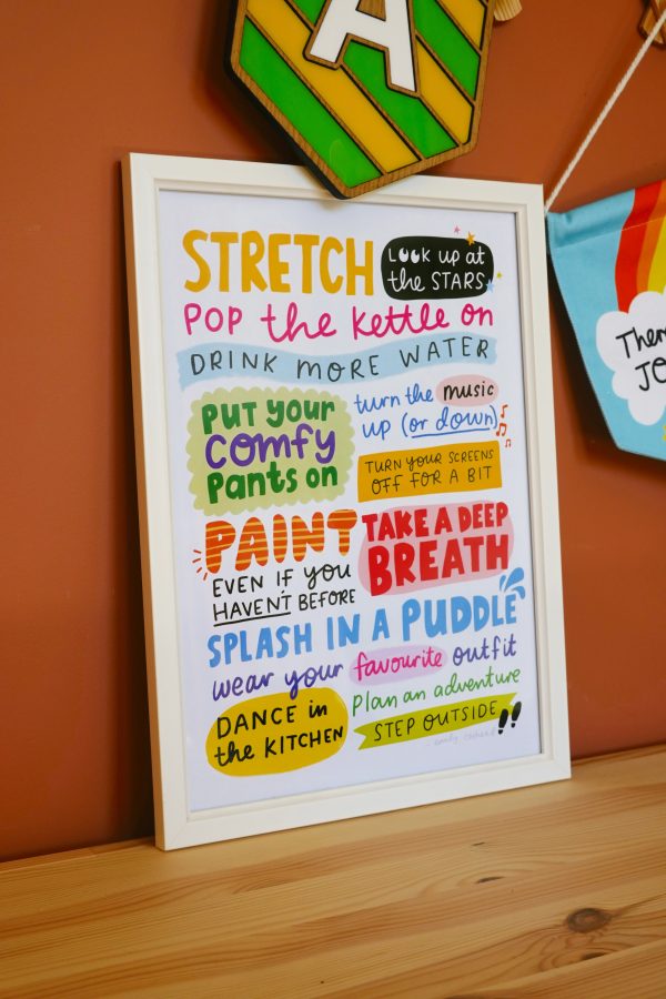 "Stretch... Look up at the stars" A4 print - Image 5