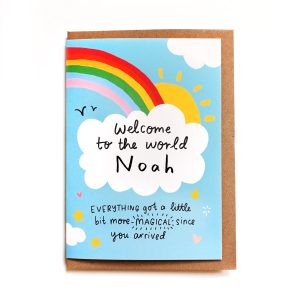 PERSONALISED NEW BABY CARD