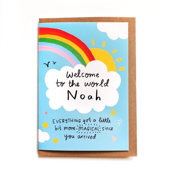 PERSONALISED NEW BABY CARD