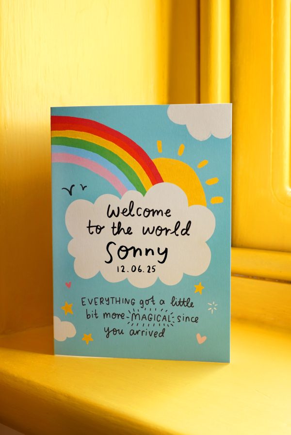 PERSONALISED NEW BABY CARD - Image 2